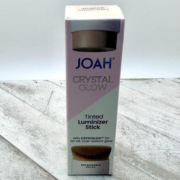 Joah Crystal Glow Tinted Luminizer Stick Cream Ivory JCG105 0.4 OZ/11.5 G NIB - Picture 1 of 7